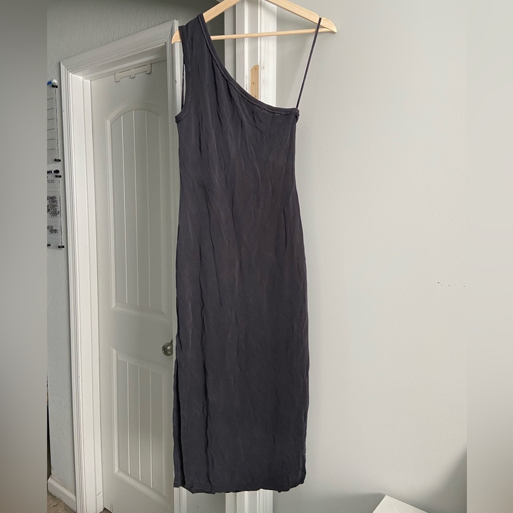 FP matching cold shoulder midi dress